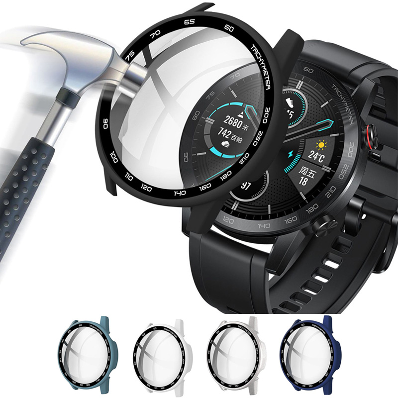 Motorola Smartwatch Accessories - Hard Edge Glass Screen Protector Case