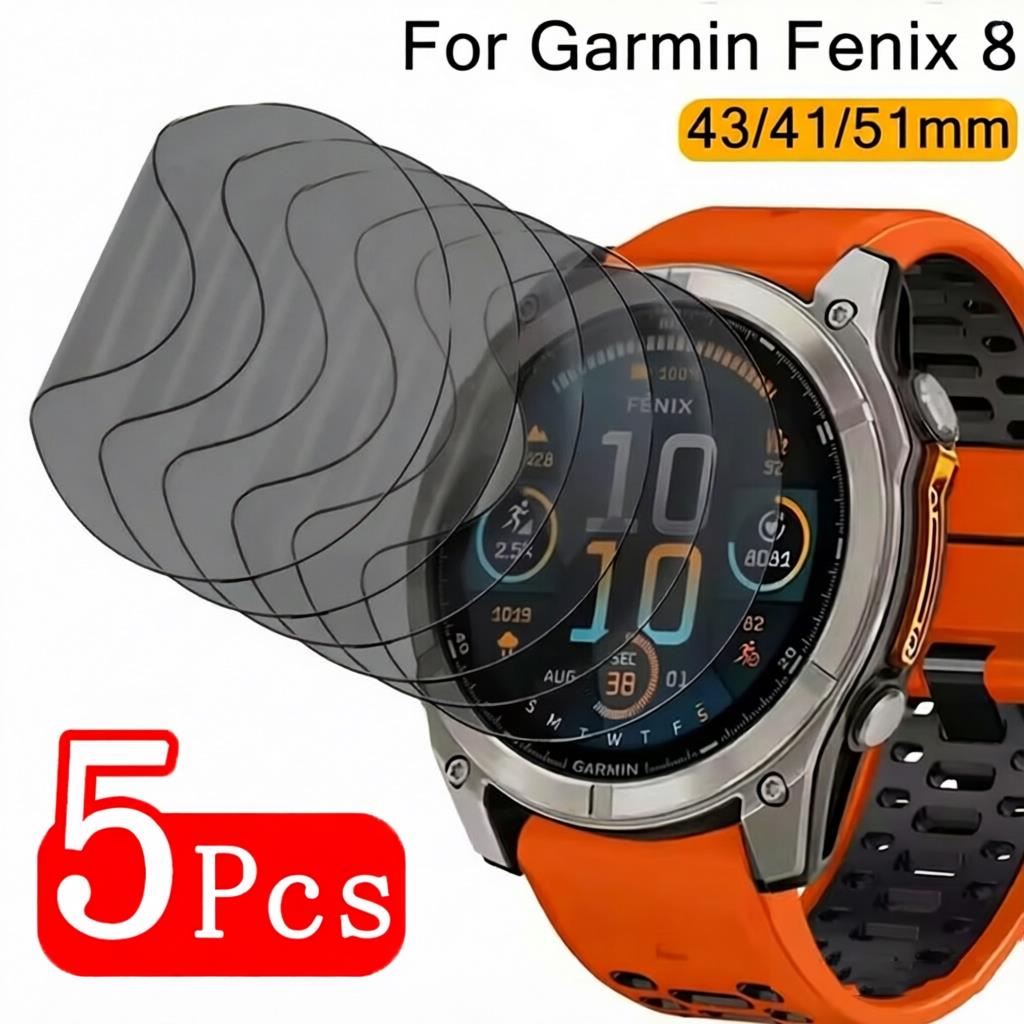 Garmin Smartwatch Accessories - 1-5Pcs Privacy Hydrogel Film For Garmin