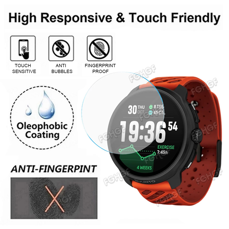Garmin Smartwatch Accessories - Tempered Glass Protective Film Guard For