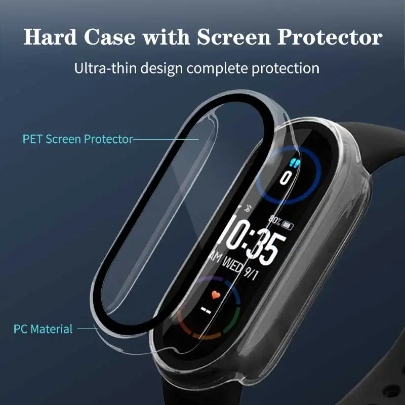 Tempered Glass+PC Case For Xia - Garmin Smartwatch Accessories 评论和价格
