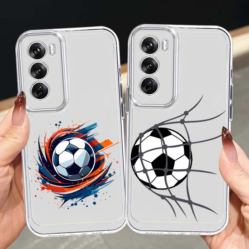 Football Art Pattern Phone Cas - Oppo A78 评论和价格