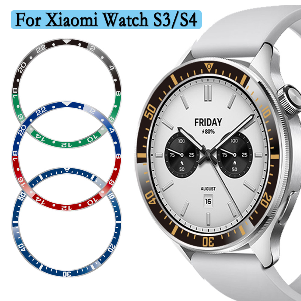Steel Bezel Rings For Xiaomi W - Xiaomi Smartwatch S4 Accessories 评论和价格