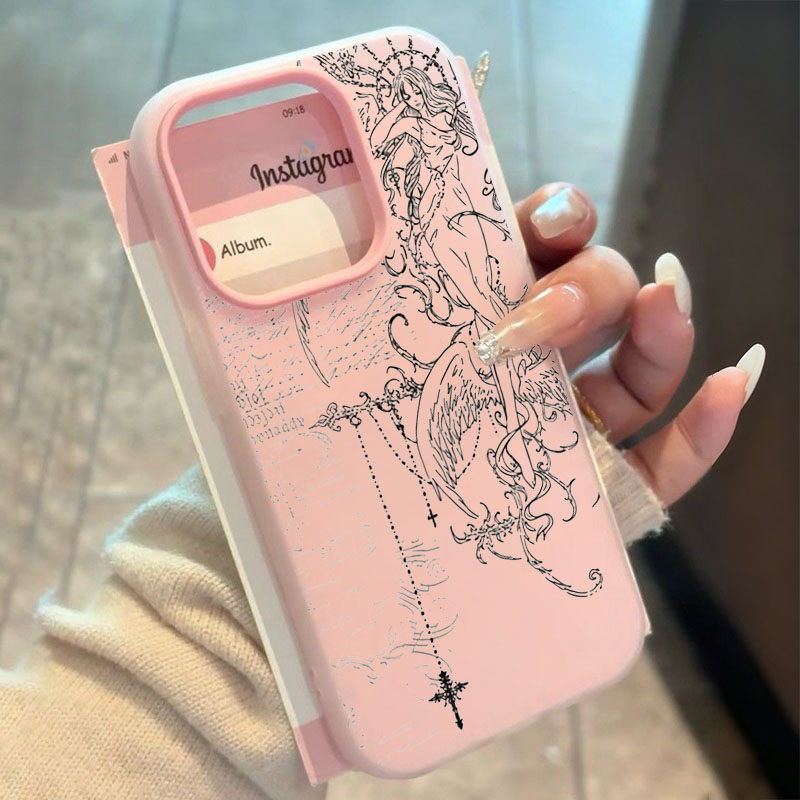 Gothic Style Angel Cross Line  - Samsung Galaxy A55 评论和价格