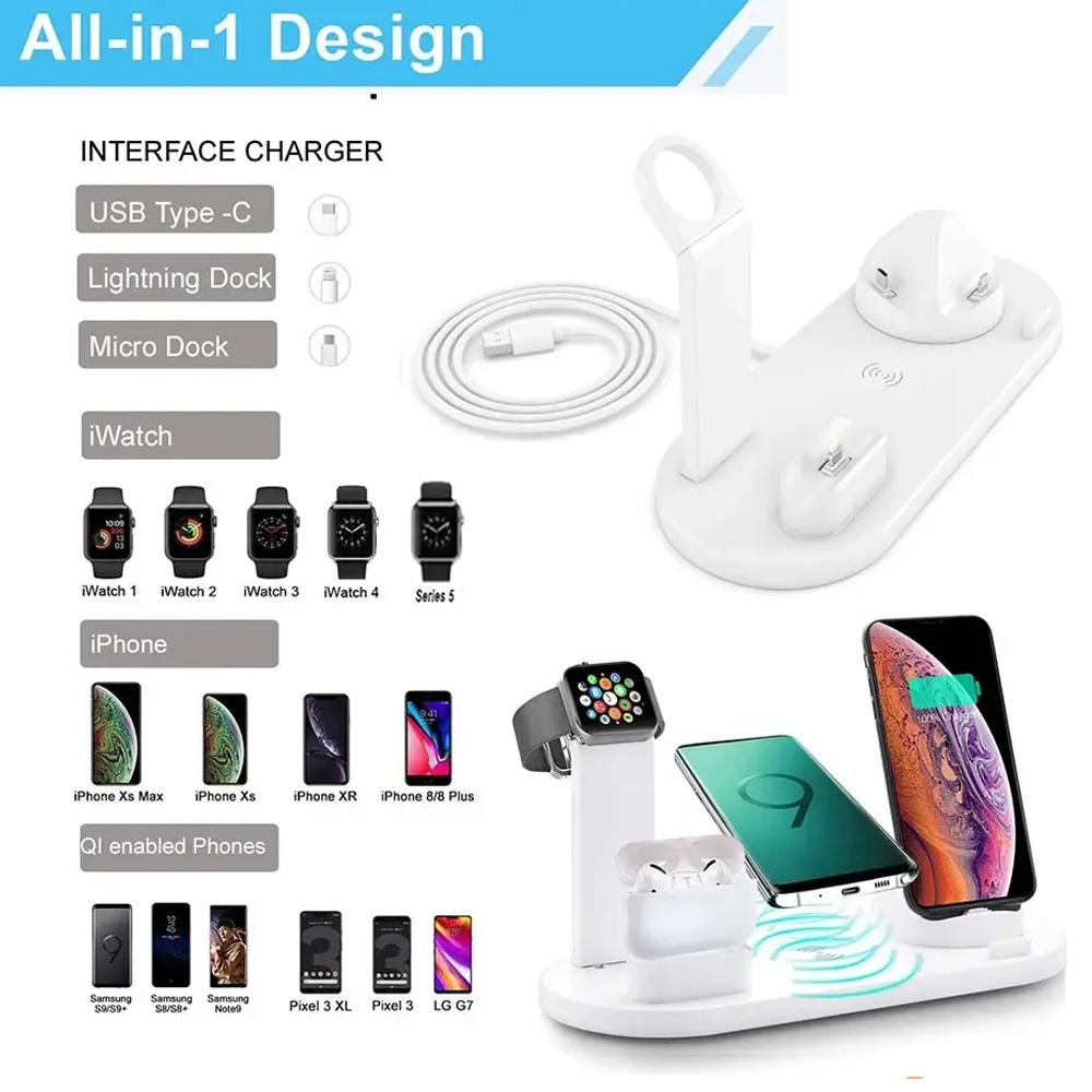 30W 7 in 1 Wireless Charger St - Watch Charger Cable 评论和价格
