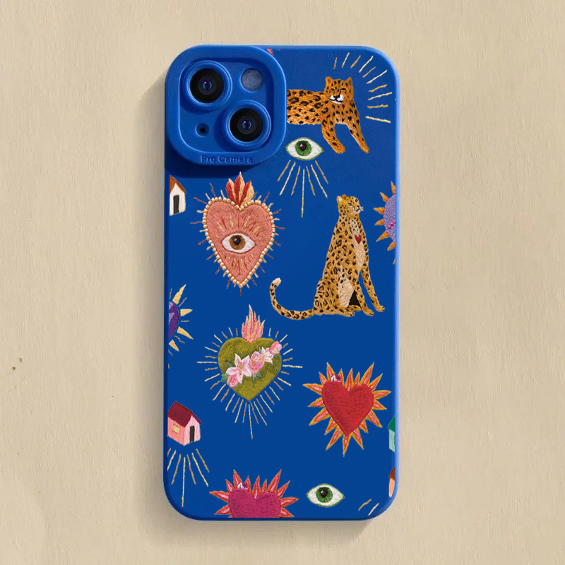 Floral Leopard Eyes Phone Case - Samsung Galaxy A55 评论和价格