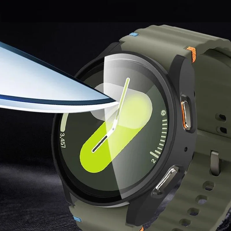 Tempered Glass+Case for Samsun - Samsung Smartwatch Accessories 评论和价格