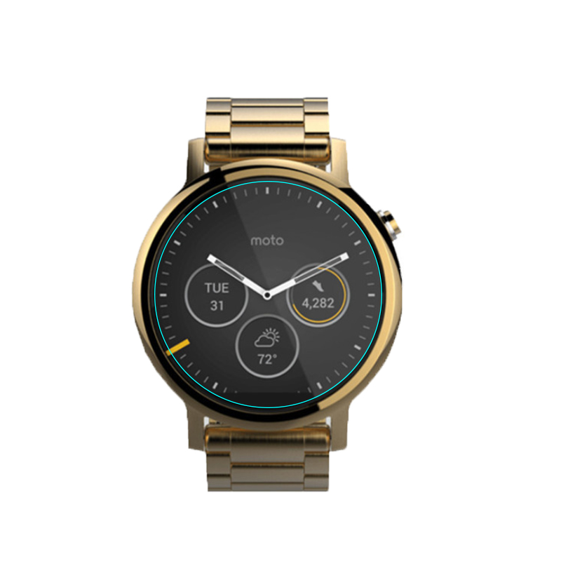 5Pcs Tempered Glass Protective - Motorola Smartwatch Accessories 评论和价格