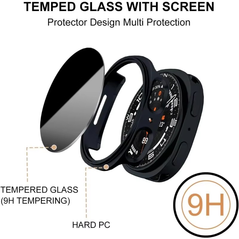 Privacy Glass+Case For Samsung - Samsung Smartwatch Ultra Accessories 评论和价格