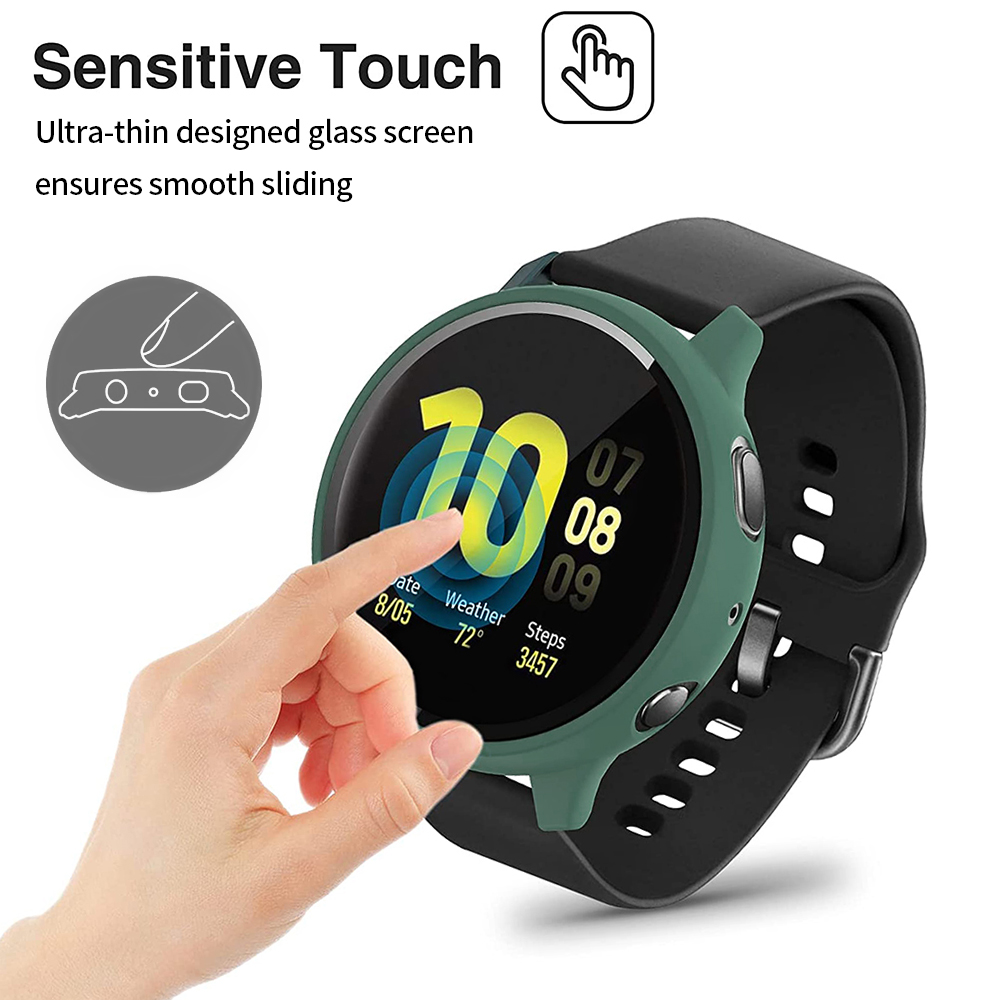 Case+Glass For Samsung Galaxy  - Samsung Smartwatch Accessories 评论和价格