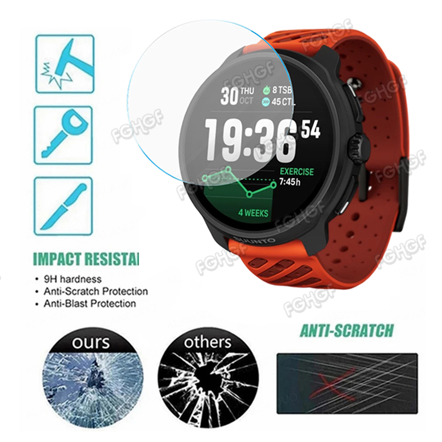 Tempered Glass Protective Film - Garmin Smartwatch Accessories 评论和价格