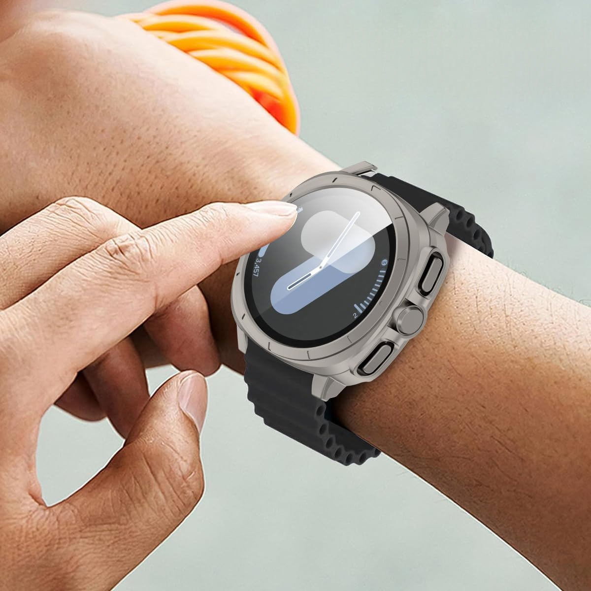 Glass+Case For Samsung Galaxy  - Samsung Smartwatch Accessories 评论和价格