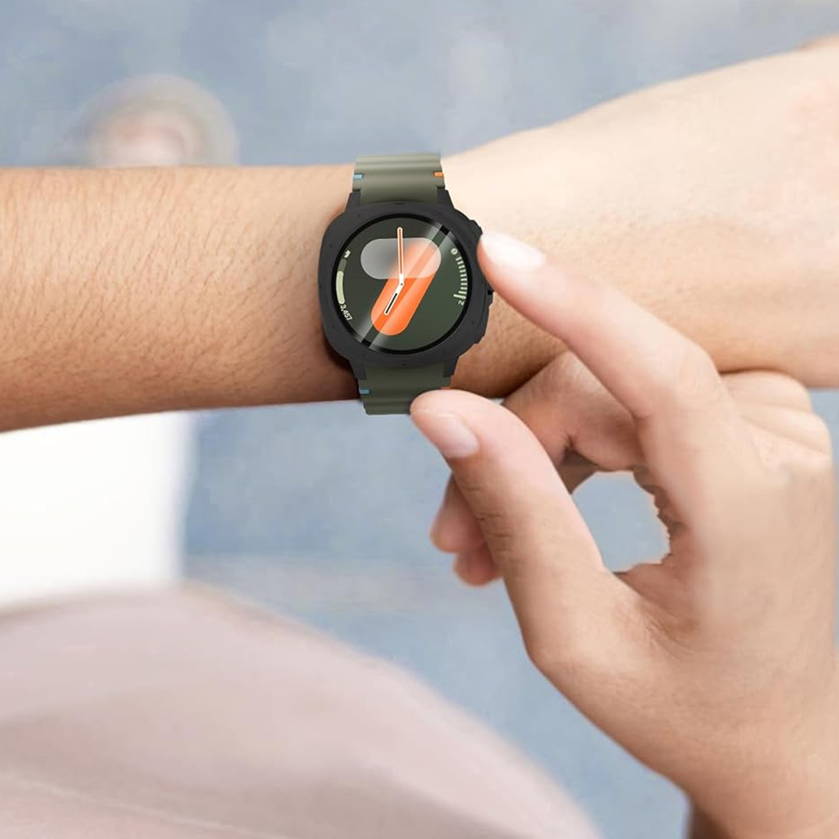Glass+Case For Samsung Galaxy  - Samsung Smartwatch Accessories 评论和价格