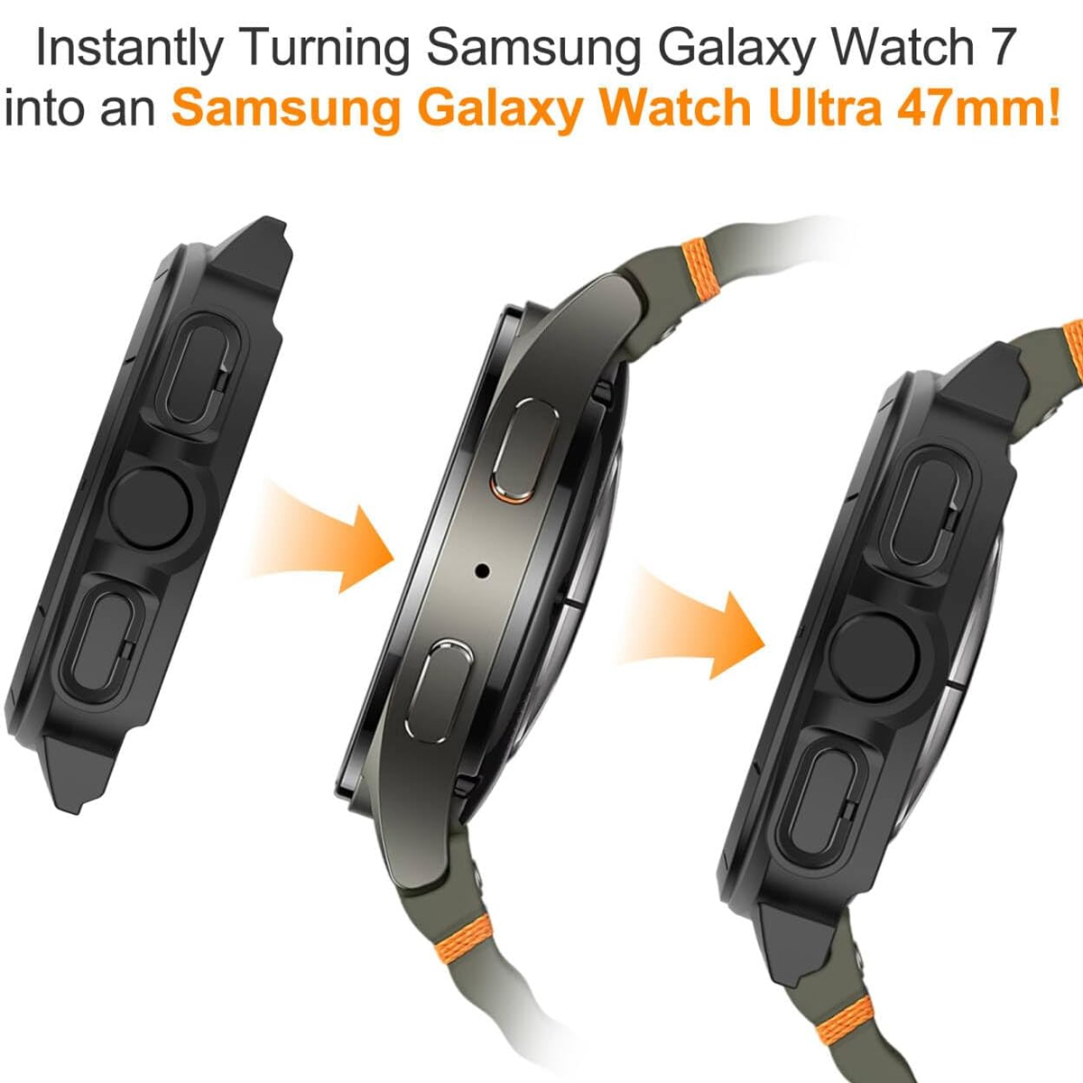 Glass+Case For Samsung Galaxy  - Samsung Smartwatch Accessories 评论和价格