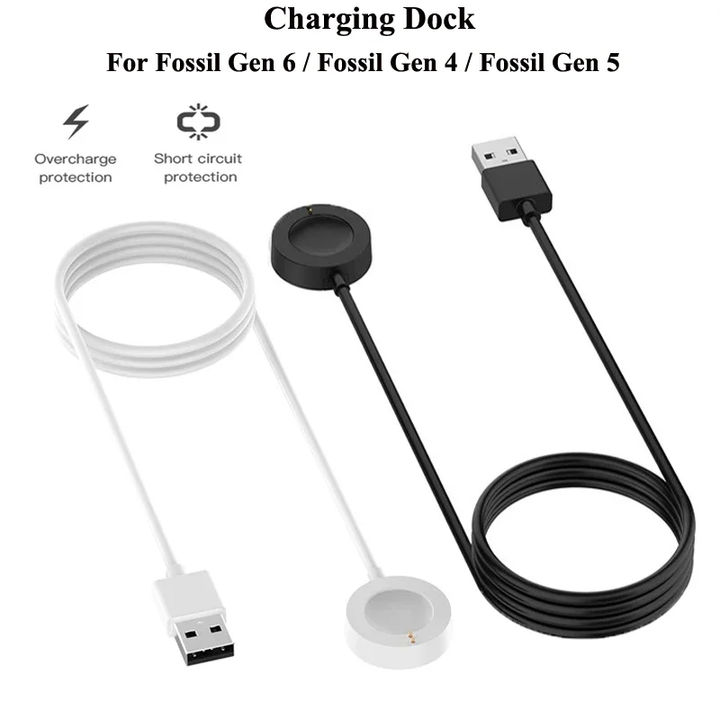 1M USB Magnetic Fast Charger D - Fossil Smartwatch Accessories 评论和价格