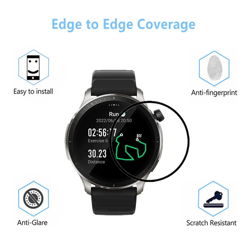 For Amazfit GTR 4 Screen Prote - Garmin Smartwatch Accessories 评论和价格