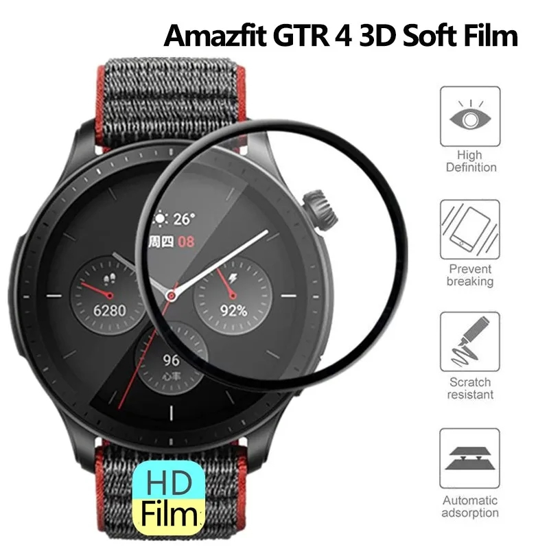 For Amazfit GTR 4 Screen Prote - Garmin Smartwatch Accessories 评论和价格