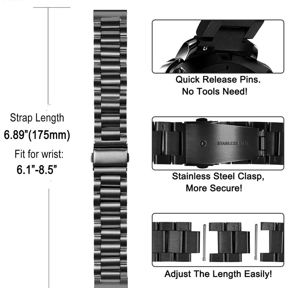 Steel Strap For Huawei Watch G - Titan Smartwatch Accessories 评论和价格