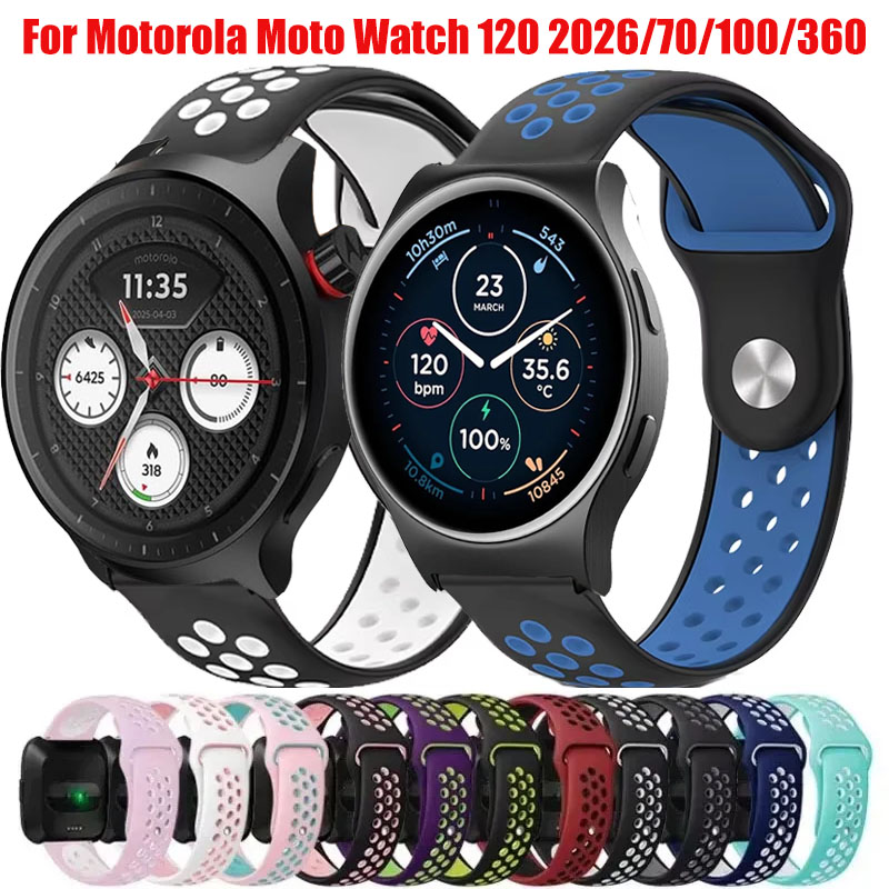 20mm 22mm Breathable Replaceme - Motorola Smartwatch Accessories 评论和价格